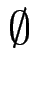 $ \emptyset$